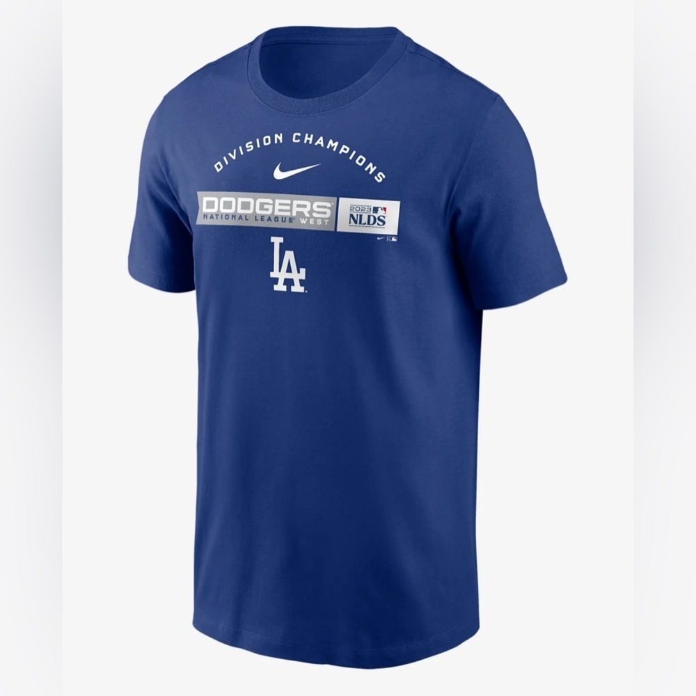 NEW-Los Angeles Dodgers 2023 National League West Champions Nike MLB T-Shirt